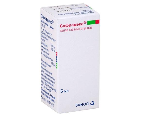софрадекс 5мл. капли