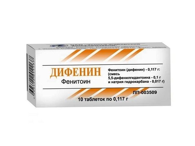 дифенин 117мг №20 таб. /усолье-сибирский/