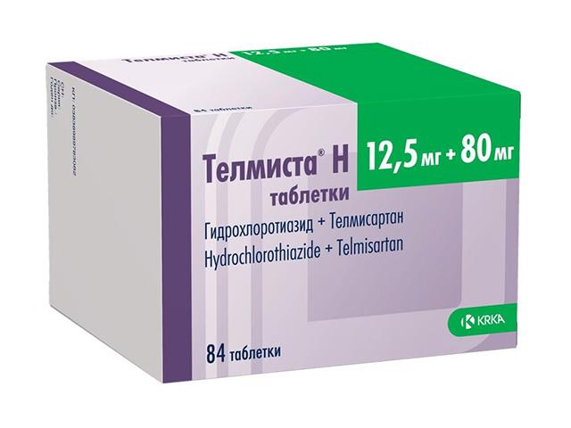 телмиста н 12,5+80мг. №84 таб.
