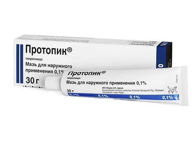 протопик 0,1% 30г. мазь