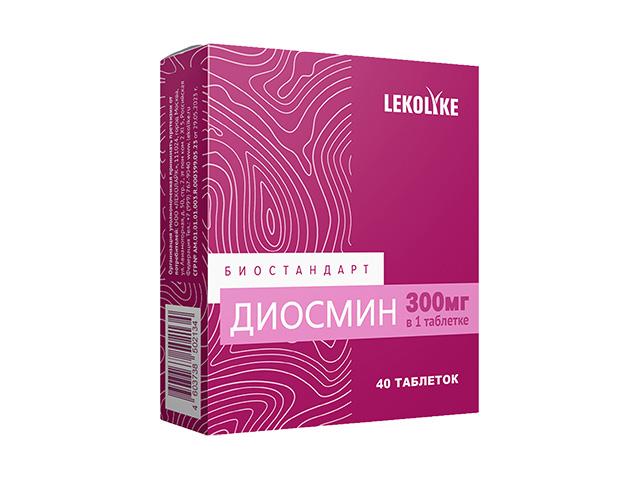 lekolike биостандарт диосмин n40 табл по 550мг