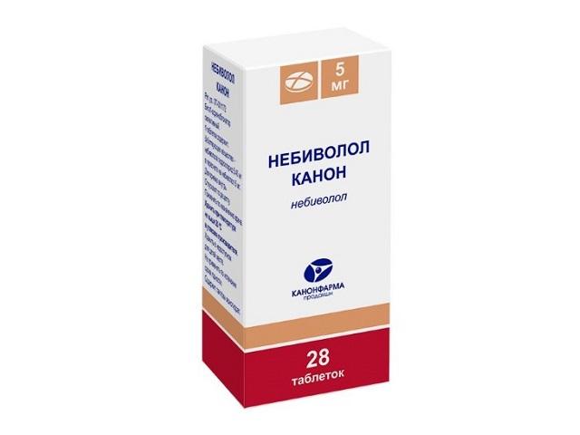 небиволол 5мг. №28 таб. /канонфарма/