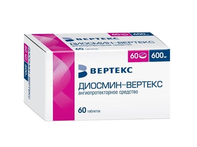 диосмин 600мг. №60 таб. п/о /вертекс/