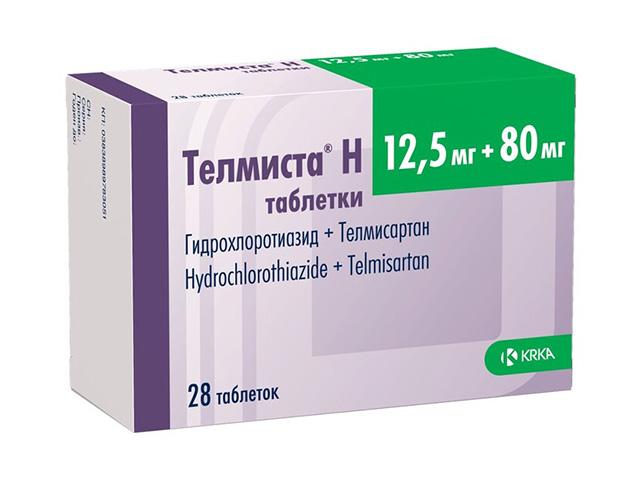 телмиста н 12,5+80мг. №28 таб. 3051