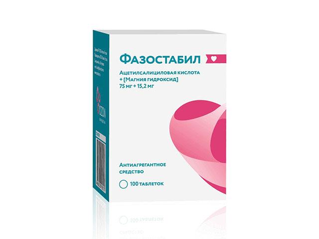 фазостабил 75мг.+15,2мг. №100 таб. п/о 0577