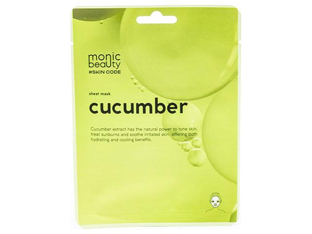 monic beauty skin code тканевая маска для лица огурец 25мл