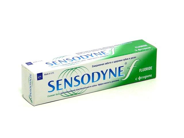 сенсодин зуб.паста f 50мл. фтор [sensodyne]
