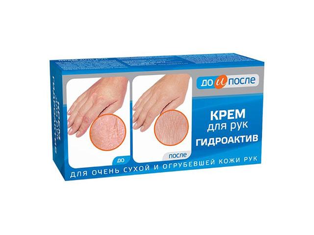 до и после крем д/рук сухой кожи гидроактив 100мл. /твинс тэк/