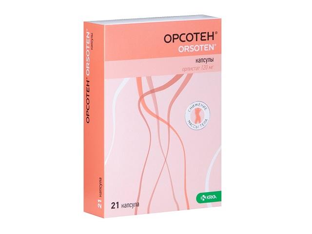 орсотен 120мг. №21 капс. /krka/ 1904