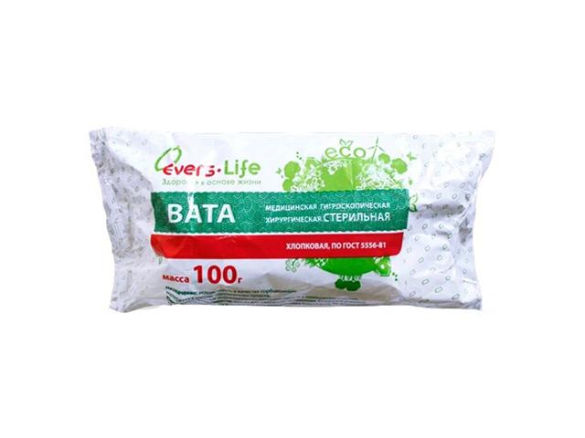 эверсмед вата мед. гигр. хирург. стерильная 100г.(eversmed)
