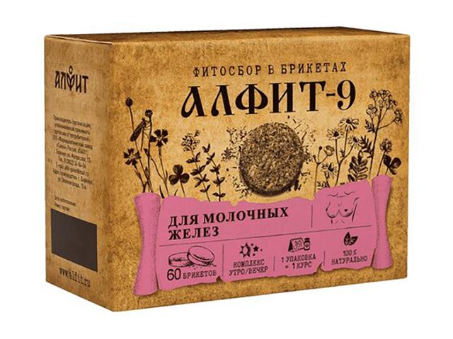 алфит-9 сбор д/проф. и лечения мастопатии 2г. №30х2 (120г.)