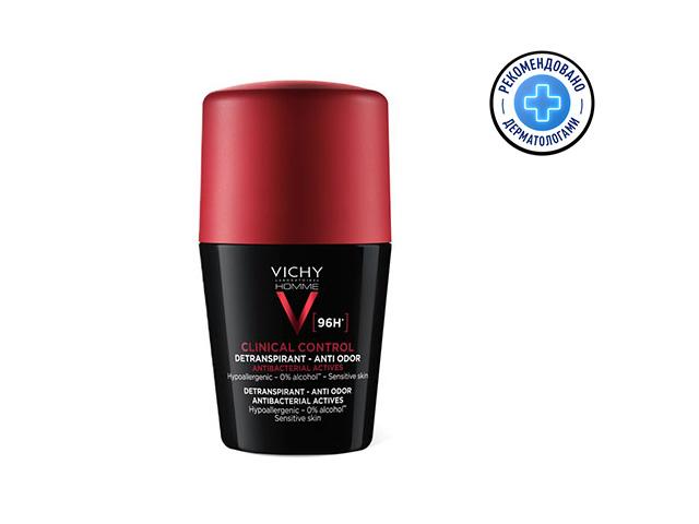 виши ом дезодорант антиперсп. clinical control 96ч 50мл. [vichy]
