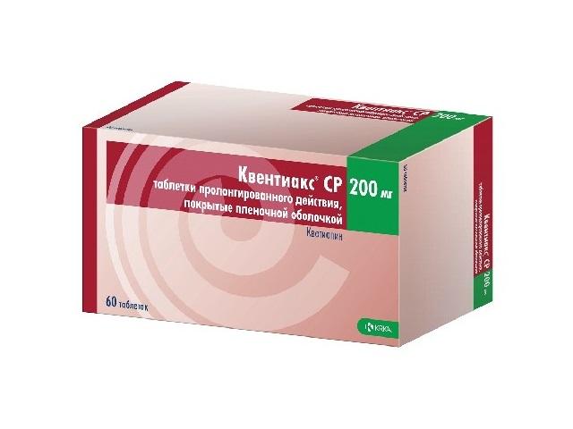 квентиакс ср 200мг. №60 таб. п/о /krka/ 9095