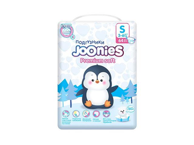 joonies premium soft подгузники рs (3-6 кг) №64