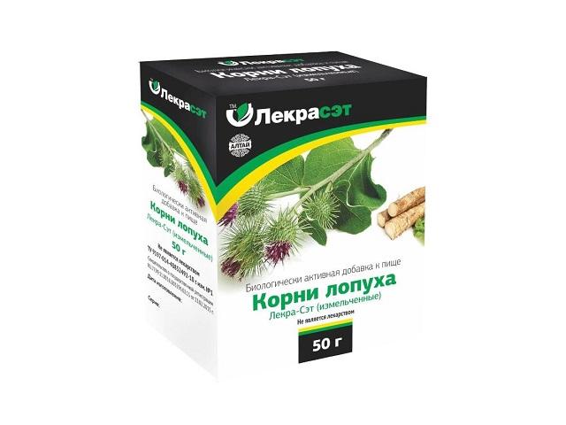 лопуха корень 50г./лекра-сэт/
