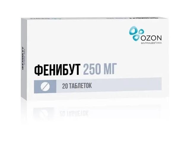 фенибут 250мг. №20 таб. /озон/ 2519