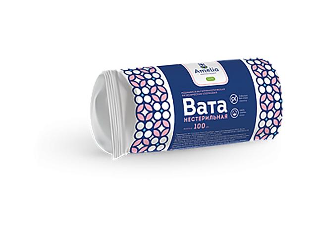 амелия вата гигиен. 100г. н/стер.