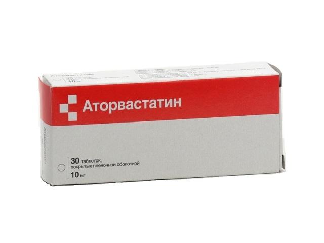 аторвастатин 10мг. №30 таб.п/п/о /биохимик/