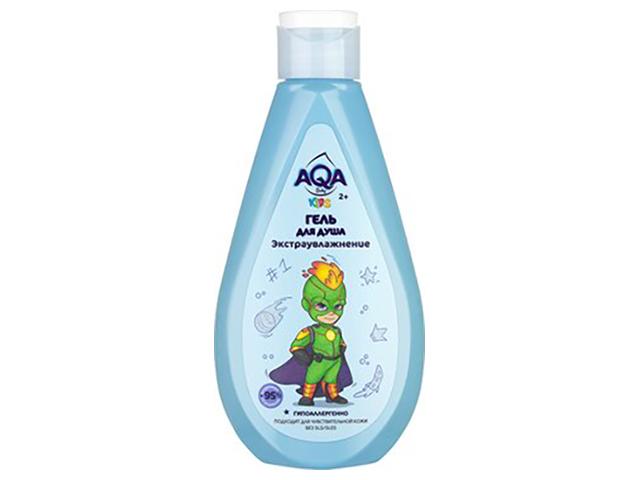 aqa baby kids гель для душа для мальчиков экстраувлажнение, 250 мл.