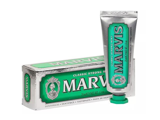 marvis зубная паста classic strong mint/ классическая насыщенная мята. 25 гр.