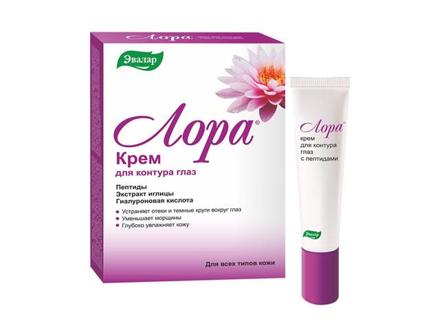 лора крем д/глаз пептиды 15мл. /эвалар/