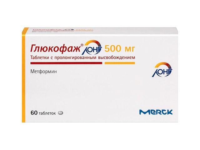 глюкофаж лонг 500мг. №60 таб. /мерк/ 7418