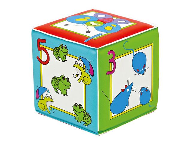 курносики игрушка-кубик с пищалкой учимся считать /арт.27077/