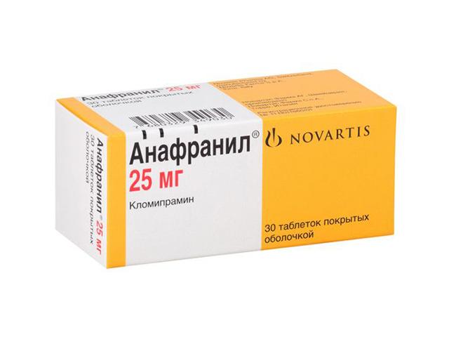 анафранил 25мг. №30 таб. п/о
