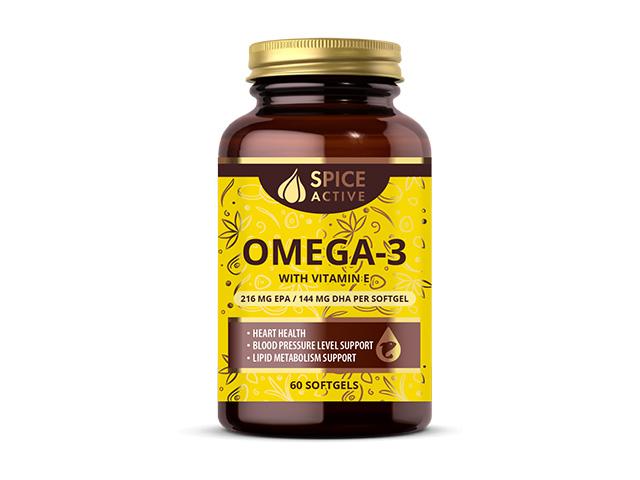спайс актив омега 3 с витамином е капс.№60 (spice active)