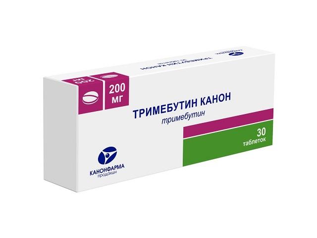 тримебутин-канон 200мг.№30 таб.