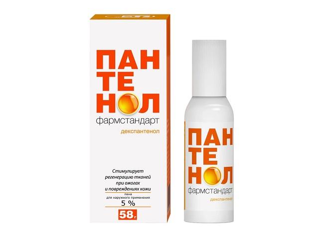 пантенол фармстандарт 5% 58,0 баллон пена д/наруж прим