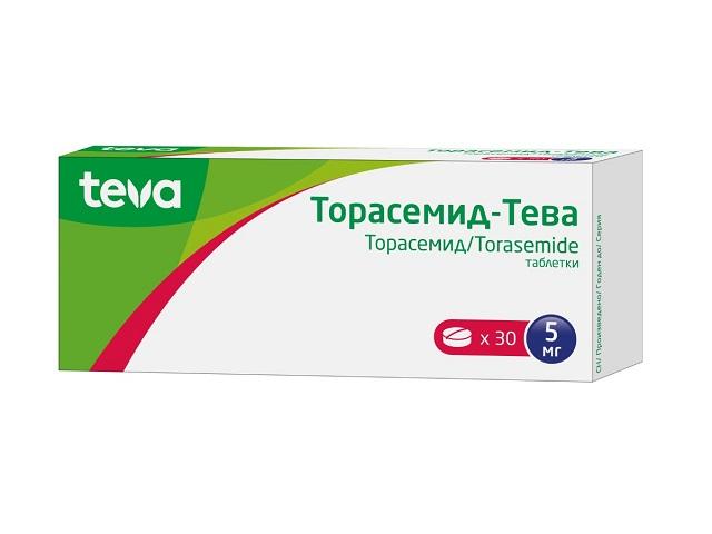 торасемид-тева 5мг №30 таб.