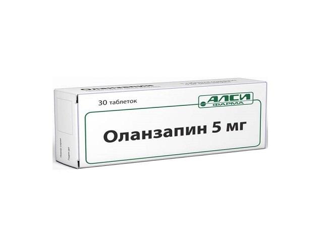 оланзапин 5мг. №30 таб. п/о /алси/