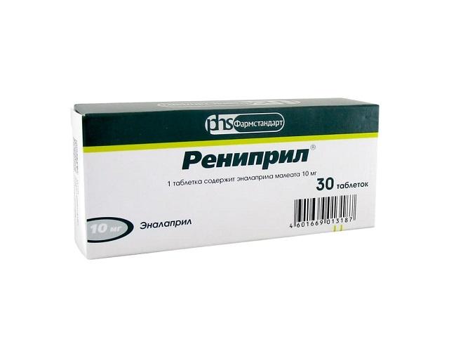 рениприл 10мг. №30 таб.