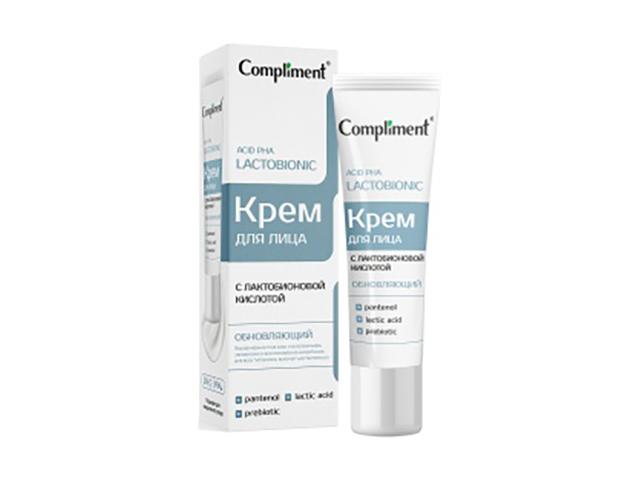 compliment обновляющий крем д/лица с лактобионовой кислотой 35мл 919029