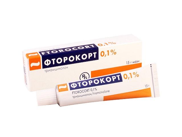 фторокорт 0,1% 15г. мазь /гедеон рихтер/