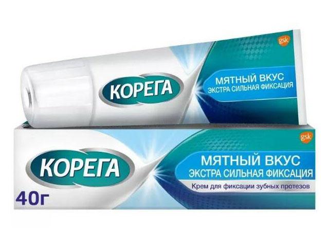 корега крем д/фикс. зуб.протезов 40г. экстра сильный мята [corega]