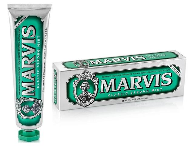 marvis зубная паста classic strong mint/ классическая насыщенная мята. 85 гр. 411170