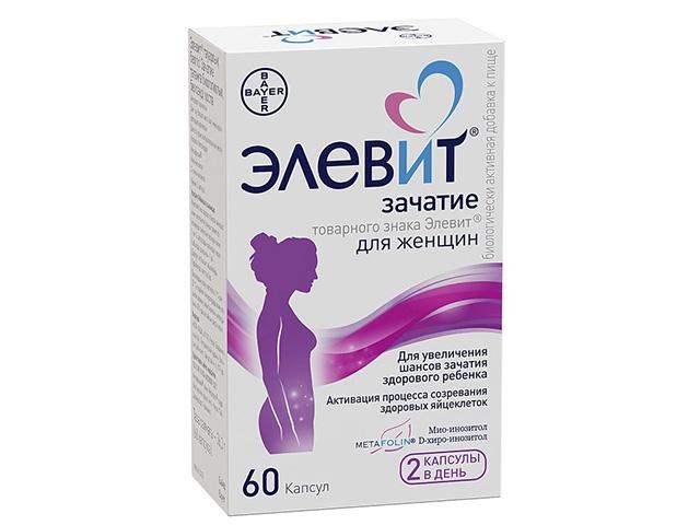 элевит зачатие капс №60