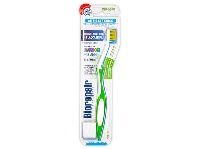 biorepair curve junior зубная щетка изогнутая детская с 12 лет ga1416900