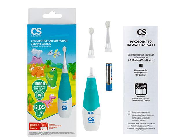 омрон эл.звуковая щетка cs-561 kids [omron]
