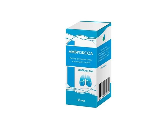 амброксол 7,5мг/мл. 40мл. р-р д/ингал. и приема внутрь /тульская/