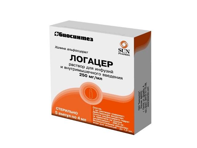 логацер 0,25/мл 4мл n5 амп р-р д/инф в/м