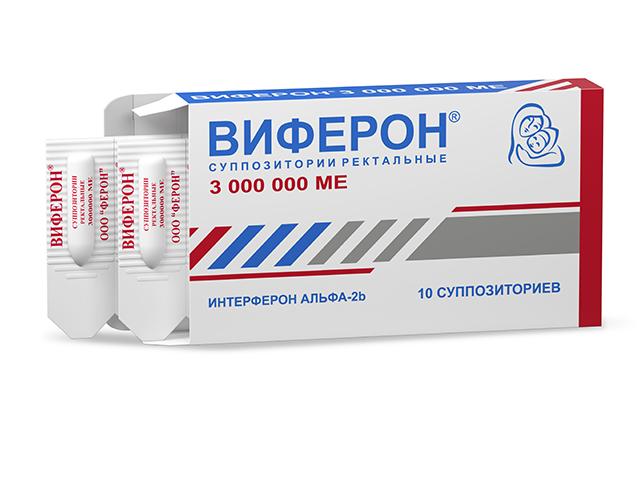 виферон-4 3000000ме №10 супп. 0728