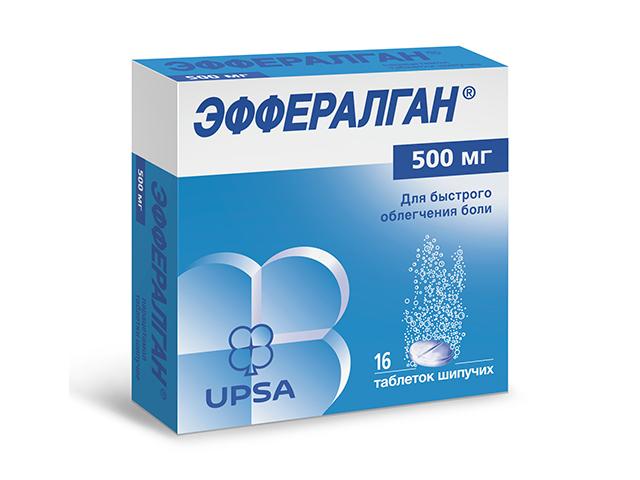 эффералган 500мг. №16 шип.таб. 1727