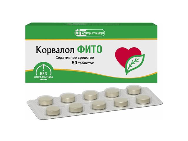 корвалол фито №50 таб. 1107