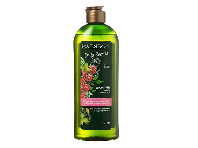 kora daily secrets волосы шампунь объем и плотность 350мл 47059 (31201)