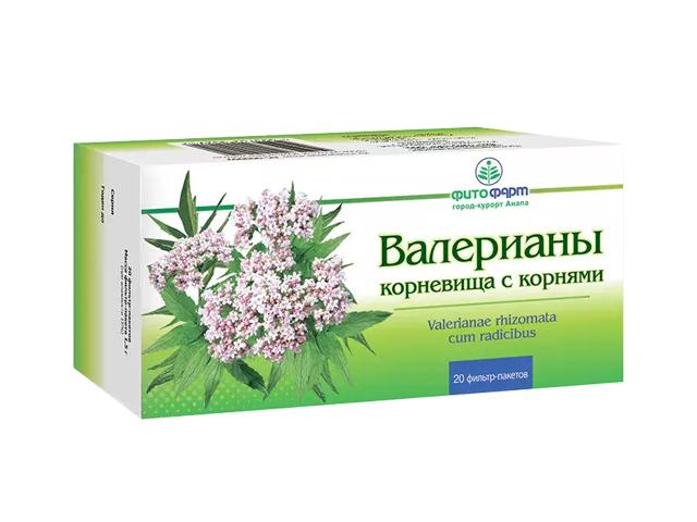 валерианы корневища с корнями 1,5г. №20 пак./фитофарм/ 2914