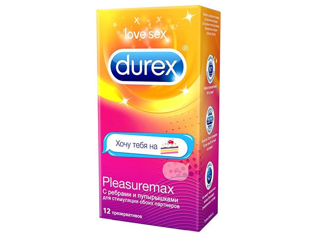 дюрекс презерватив pleasurеmax emoji №12 полоски+точки [durex]