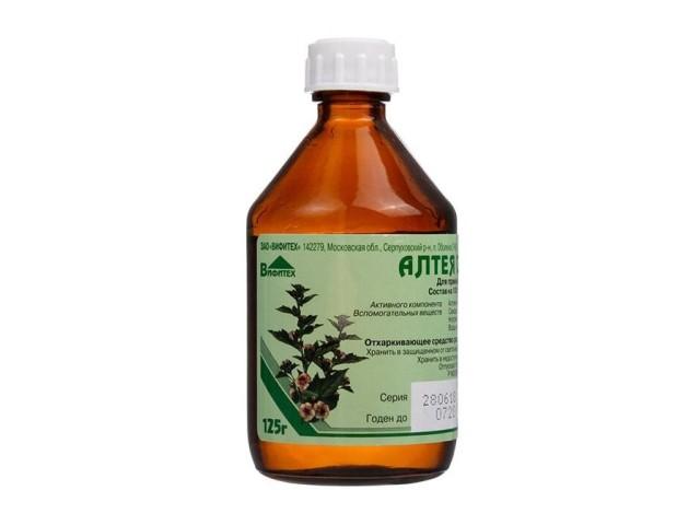 алтея сироп 125г. (алтейного корня) /вифитекс/